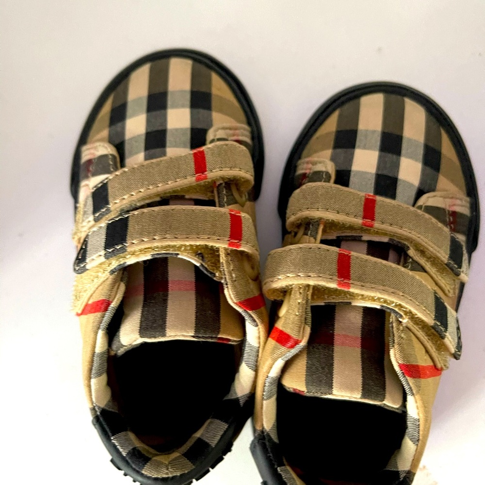 Burberry toddler shoes Cotton sneakers